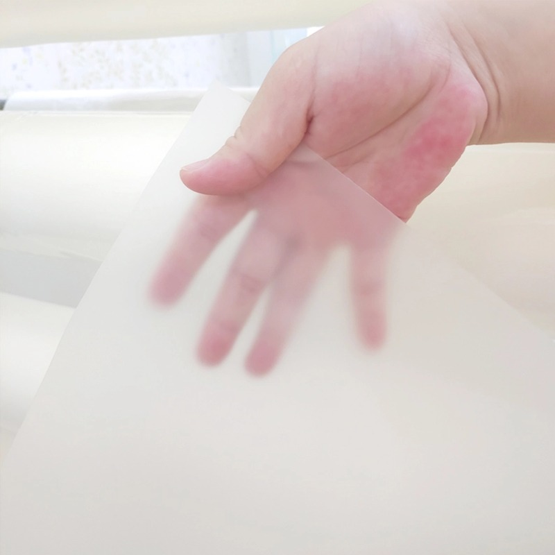 Premium transparent matte TPU film used for car seat massage airbags providing flexible durable and flame retardant material for OEM production