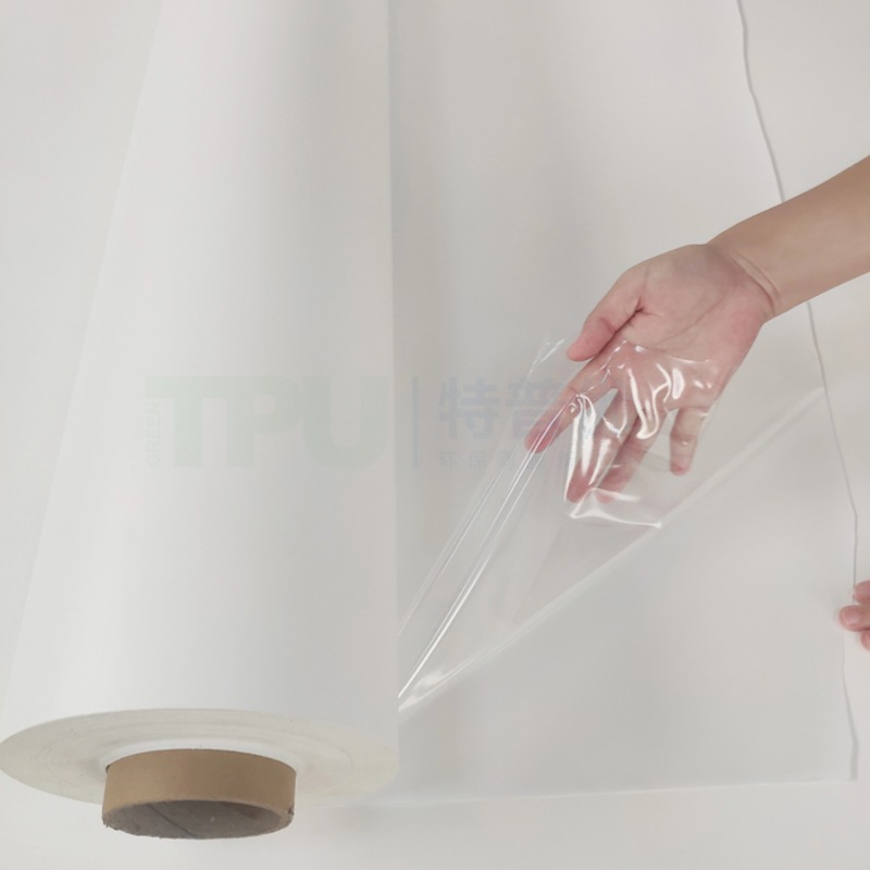 Transparent TPU film for automotive headliners